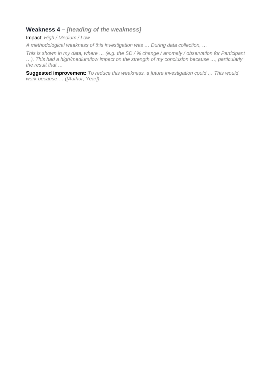 Evaluation template, page 2
