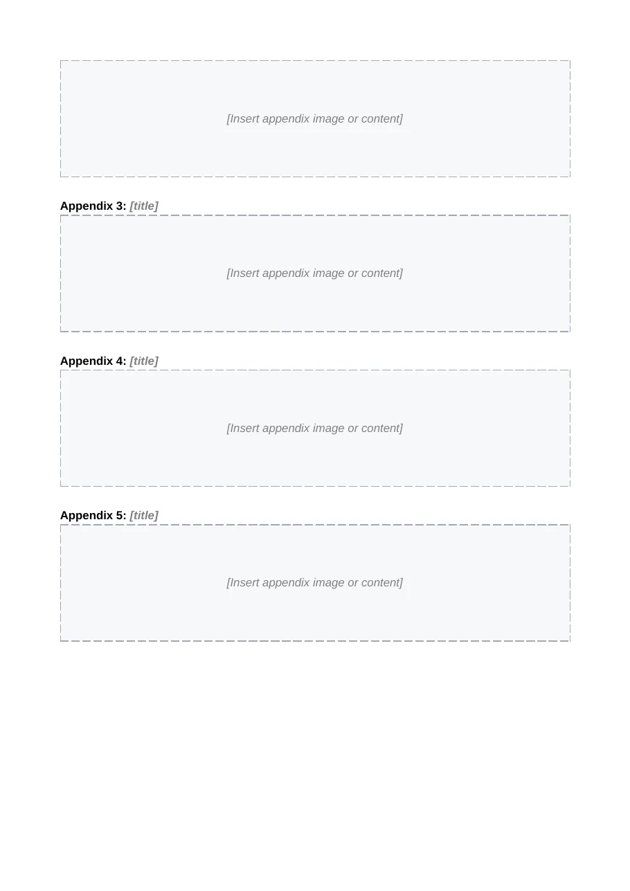 References and appendices template, page 2